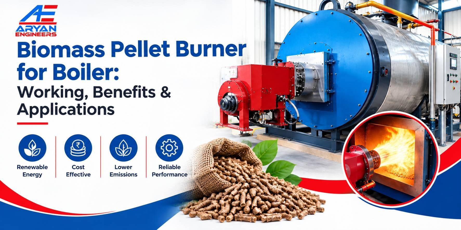 Biomass Pellet Burner For Boiler